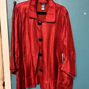 Ali Miles Vibrant Rust Jacket 3X NWT